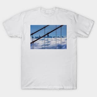 San Francisco Skyline in Fog T-Shirt